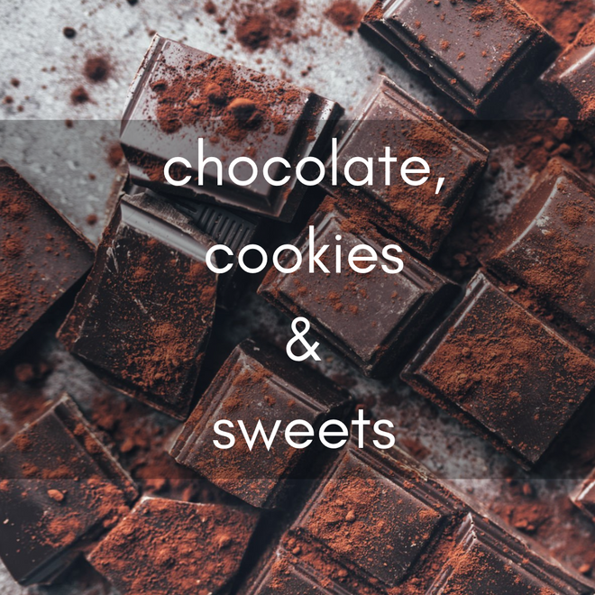 chocolate, cookies &amp; sweets